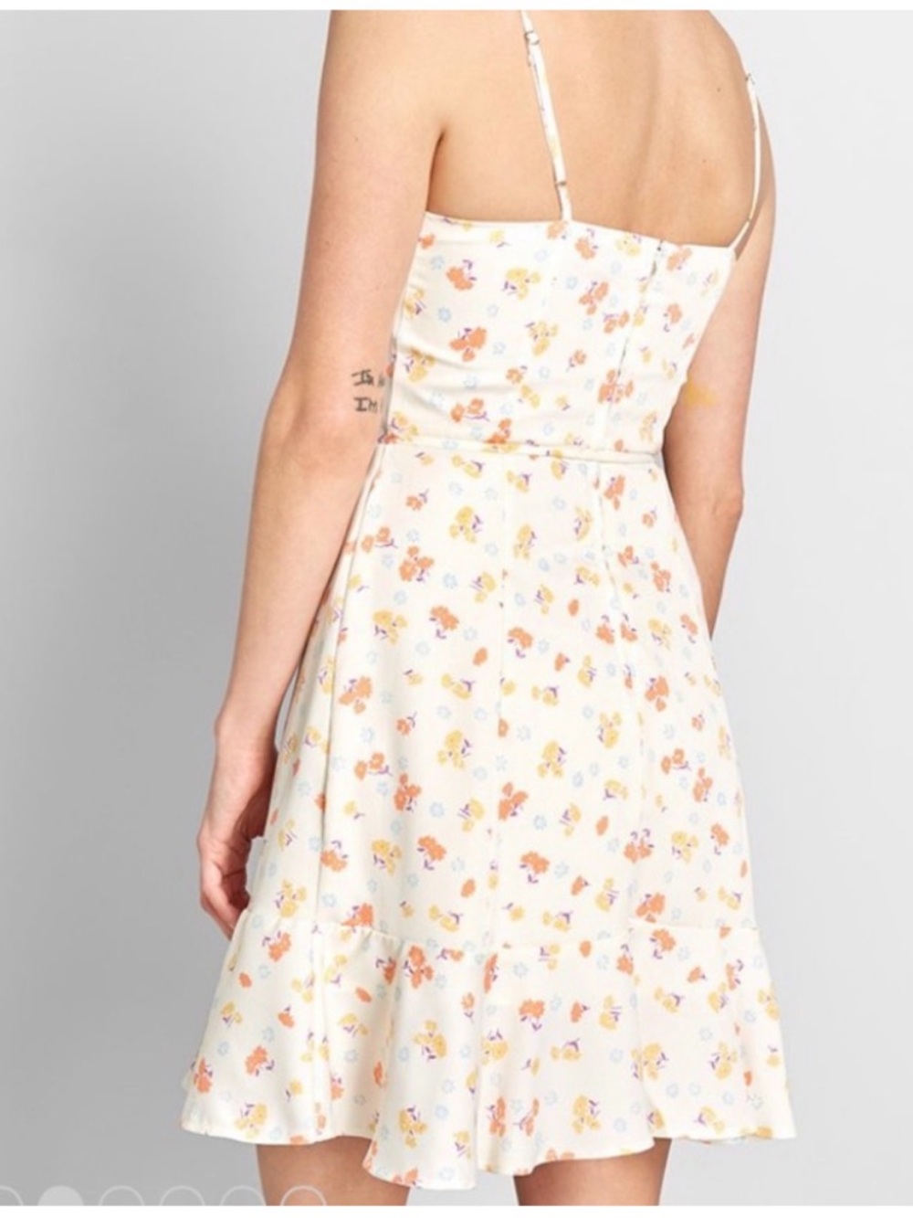 ModCloth Floral MIni Dress Size 12 - Picture 2 of 9